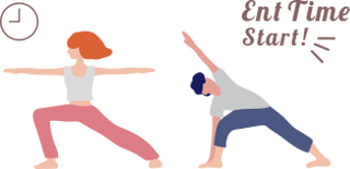 ご契約内容の実施日時に担当者が御社へ伺い、EntTimeプログラムを実施させていただきます。